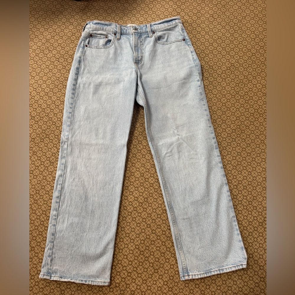 Abercrombie Baggy Low Rise Jeans Size 4